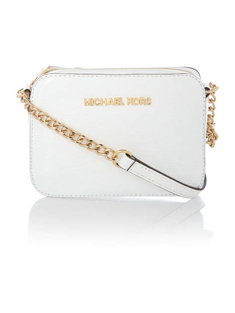 white michael kors crossbody|michael kors white small crossbody.